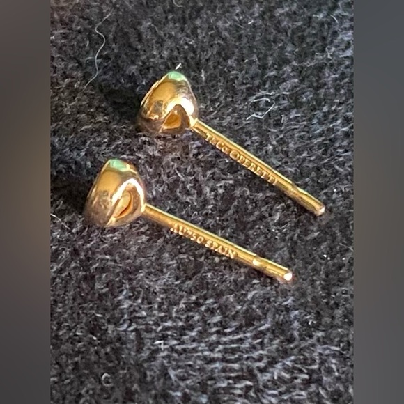 Tiffany & Co Elsa Peretti Diamonds by the Yard diamond earrings - 18k Rose Gold - Picture 5 of 6